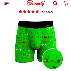 NWT Shinesty Halloween ball hammock boxers